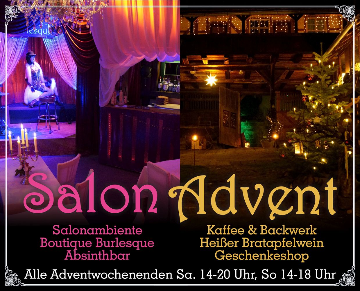 Salon Advent in der Spielerspelunke und dem Spielmannshof Seitenroda